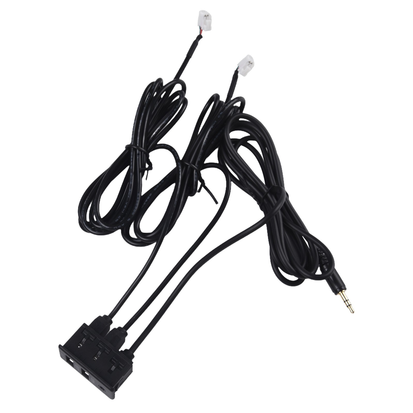 Convenient Car for DASH Mount USB AUX Port Panel Interface Extension Adapter
