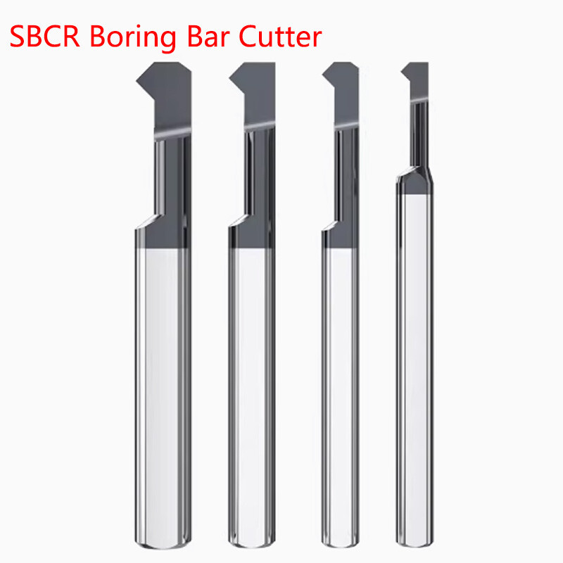 SBCR Boring Bar Cutter 3mm/4mm/5mm/6mm Carbide Nano Coating Bore Tool Lathe CNC