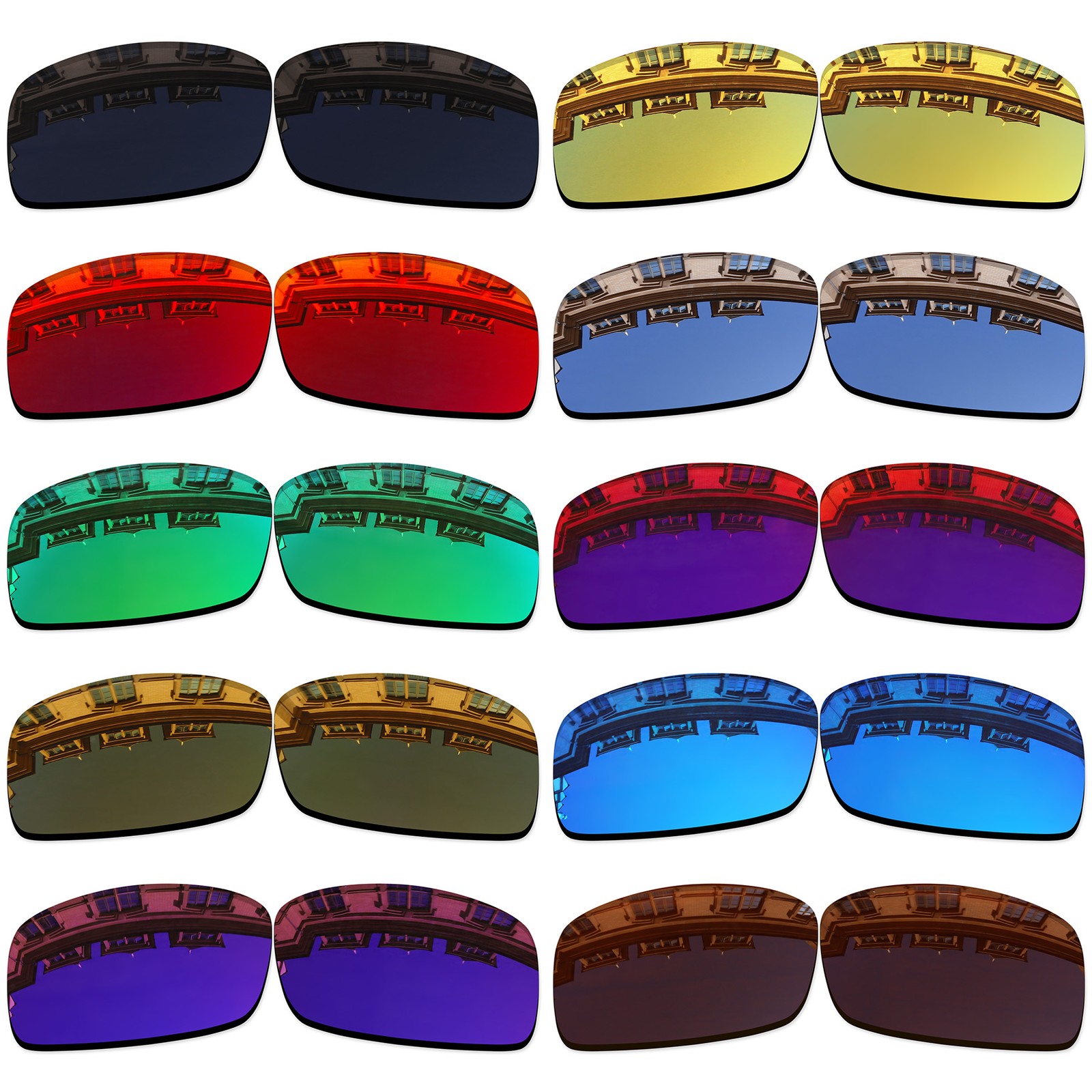 Vonxyz Polarized Replacement Lenses for-Oakley Square Wire 2 (2014) OO4075