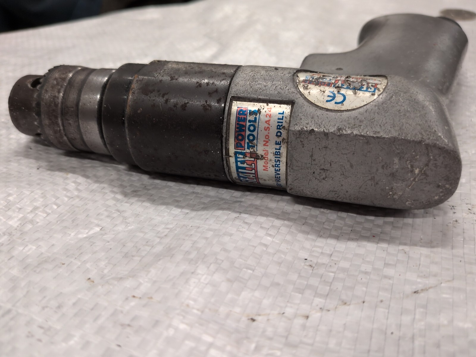 Sealey SA24 3/8" (10mm) Reversible Air Drill - Pneumatic Workshop Tool