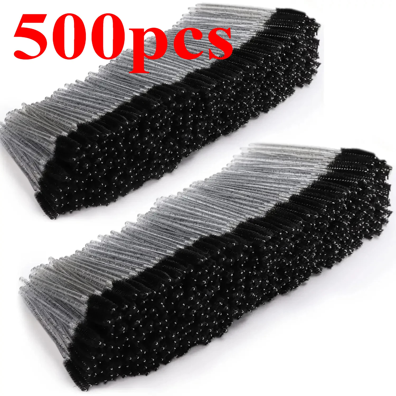 500/1000pcs Disposable Mascara Wands Eyelash Brush Spoolies for Eyebrow Eye Lash