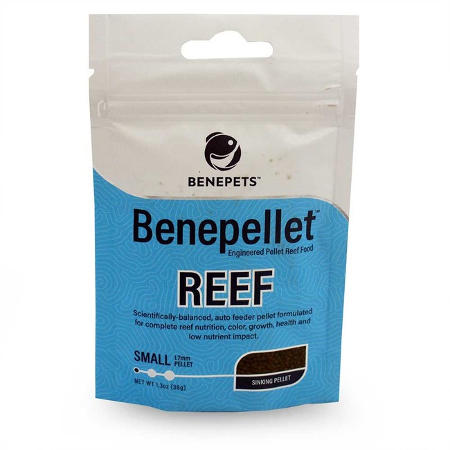 Benepellet Reef Small 1.7 mm Pellet Coral Food (1.3 oz) - Benepets