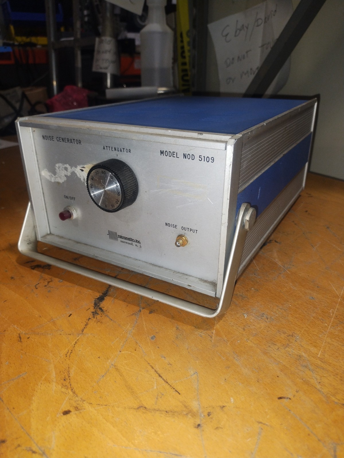 MICRONETICS NOISE GENERATOR NOD 5109 For Parts I'm