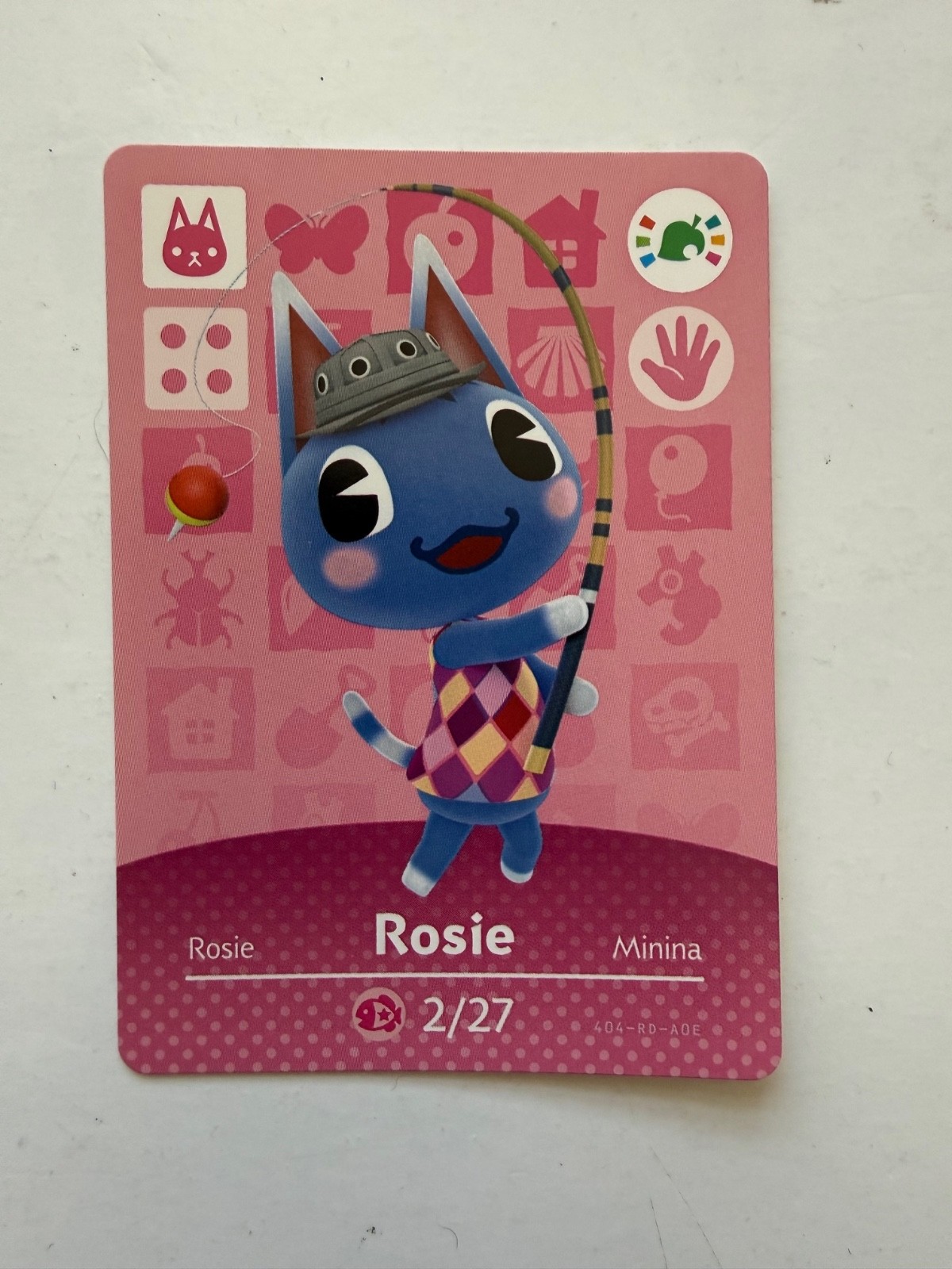 Nintendo Animal Crossing Rosie Amiibo Card New 2/27 Amiibo Festival Wii U Switch