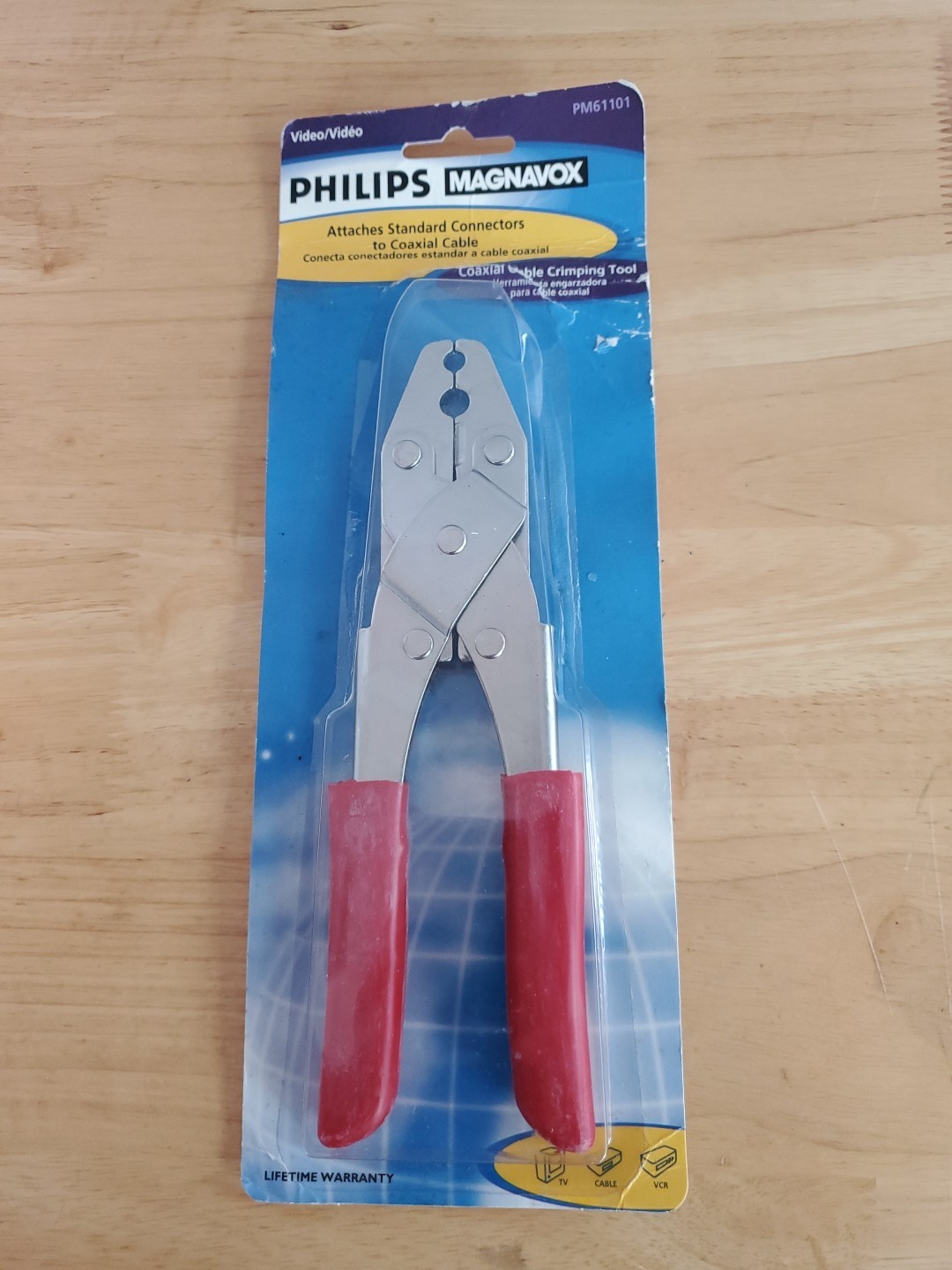 Philips/Magnavox Coax Cable Connector Crimping Tool PM61101 NEW