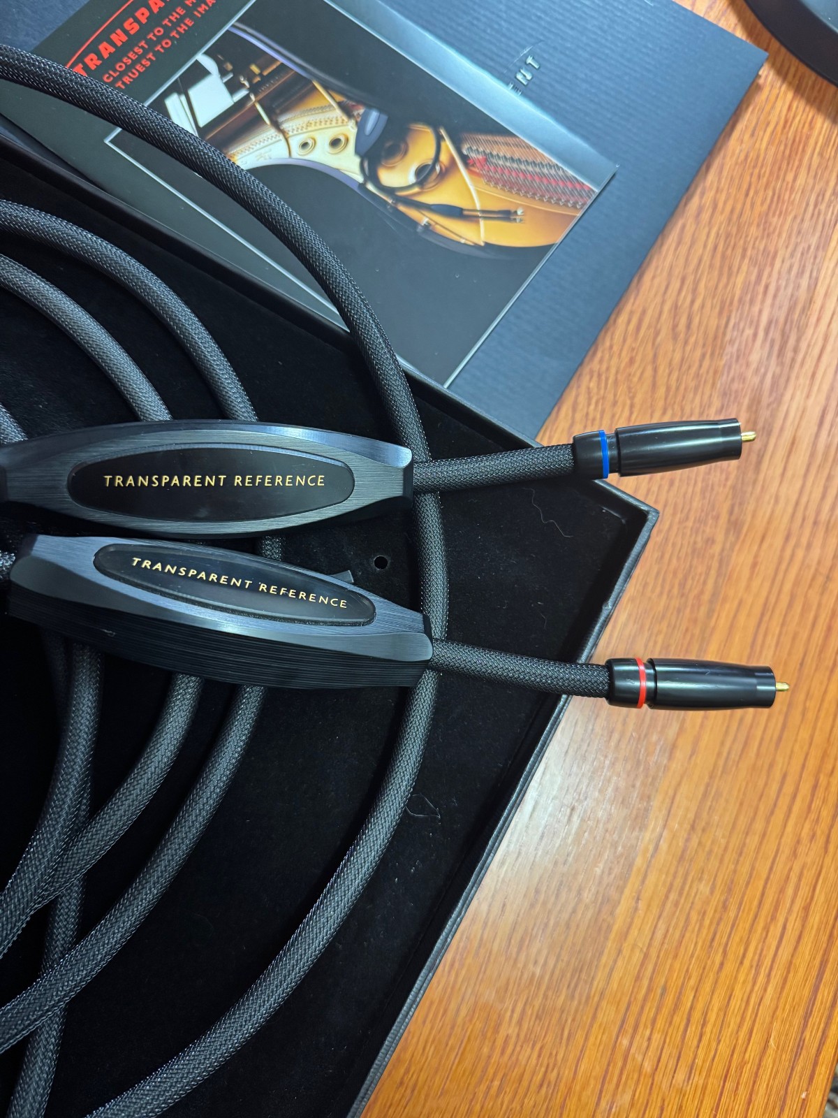 Transparent Reference HI Z MM 2.0M Single Ended RCA Interconnect Cables