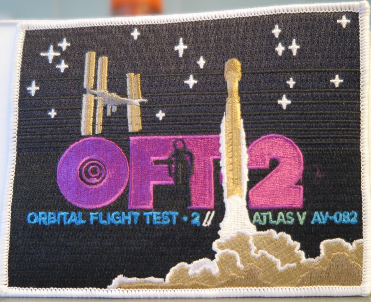 ATLAS V OFT-2 ORBITAL FLIGHT TEST CST-100 BOEING STARLINER PATCH SPACE AV-082