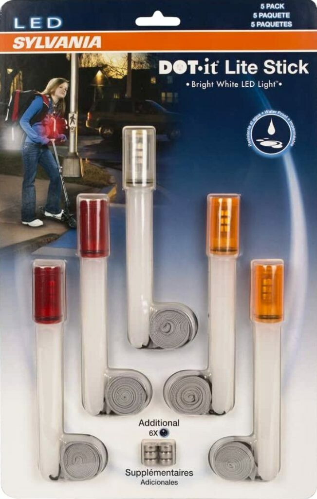 Lite Sticks SYLVANIA 5 Pack Light Sticks (With Batteries)