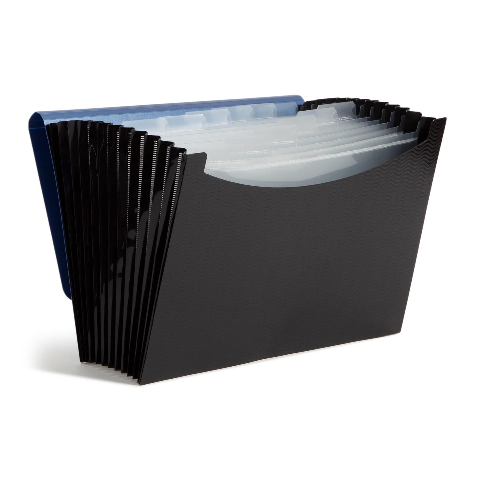Poly Frequency Expanding File Folders, Flap and Cord Closure, Letter Size, Wa...