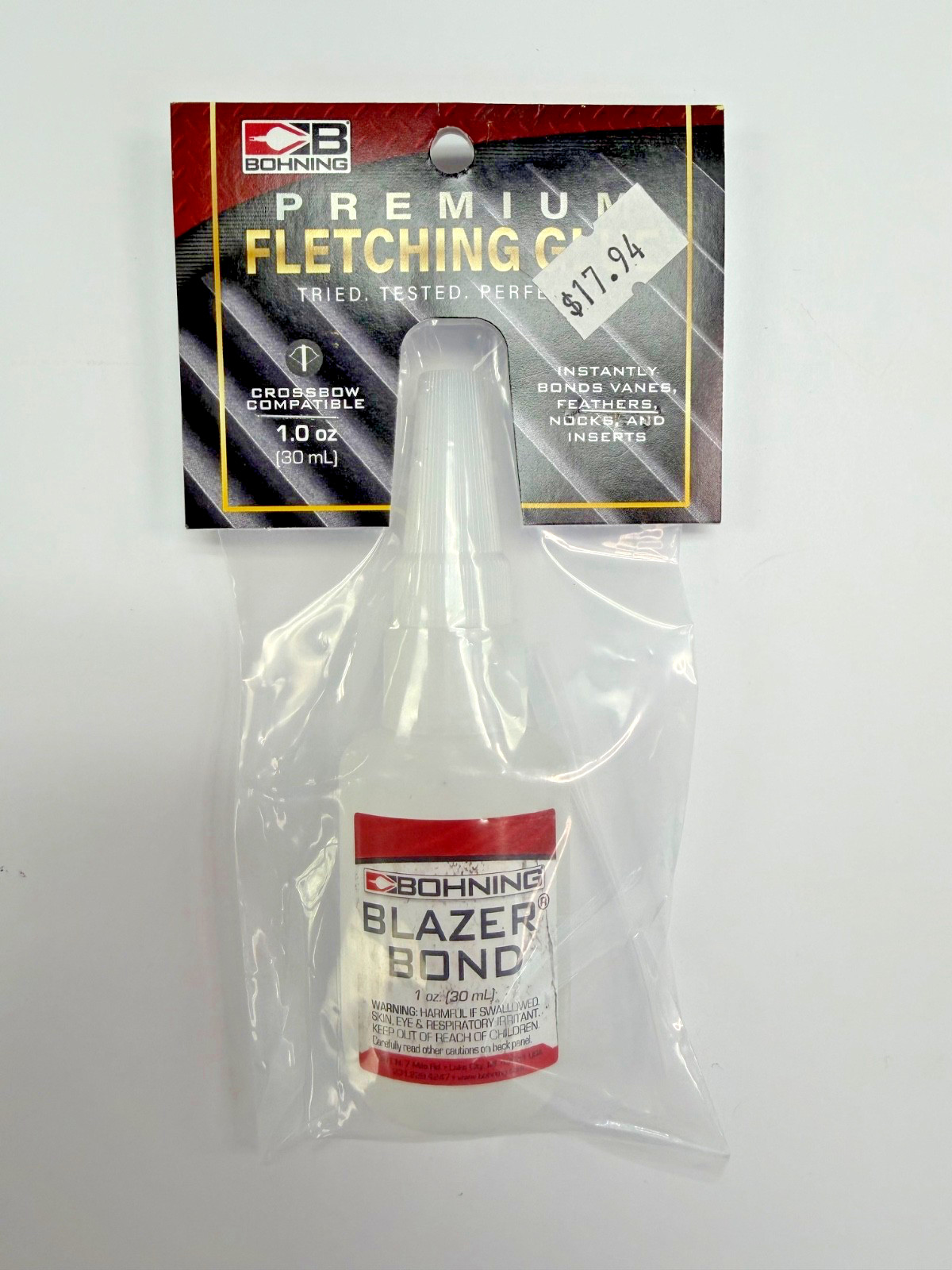 Bohning Blazer Bond- Fletching Glue