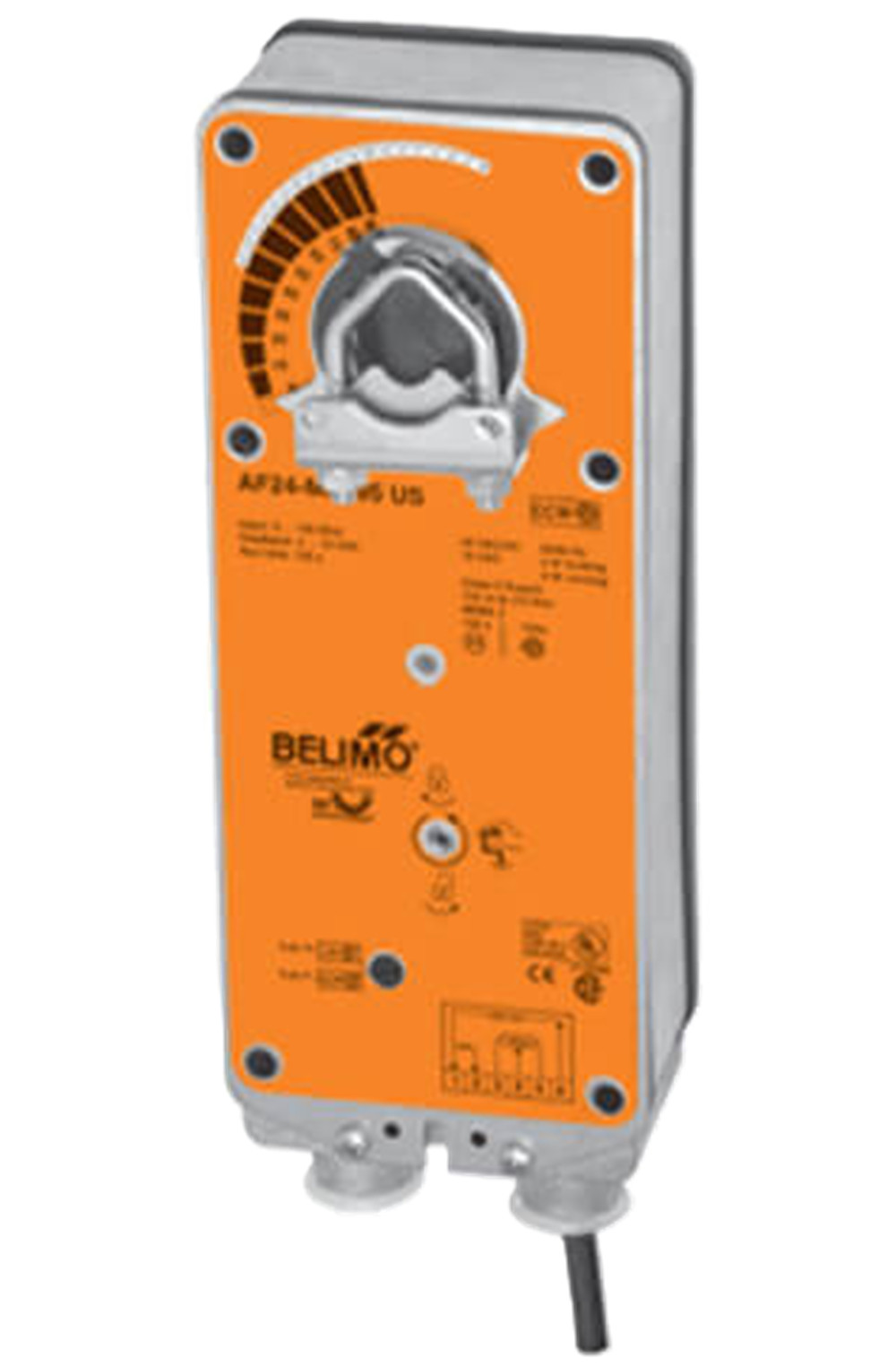 Belimo AF24-SR95 Damper Actuator, 180 in-lb, Spring Return, 24V, 0-135 Ohms