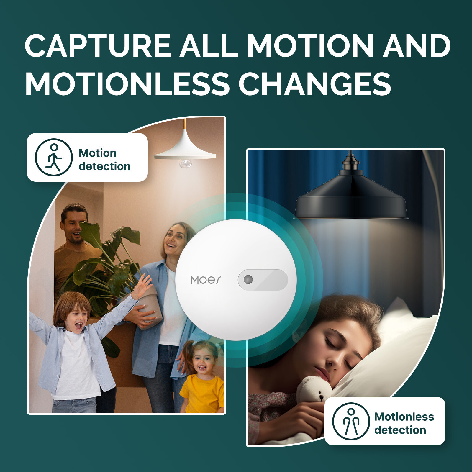 MOES Zigbee Human Presence Sensor Radar Wave Detector Human body Exists Sensor