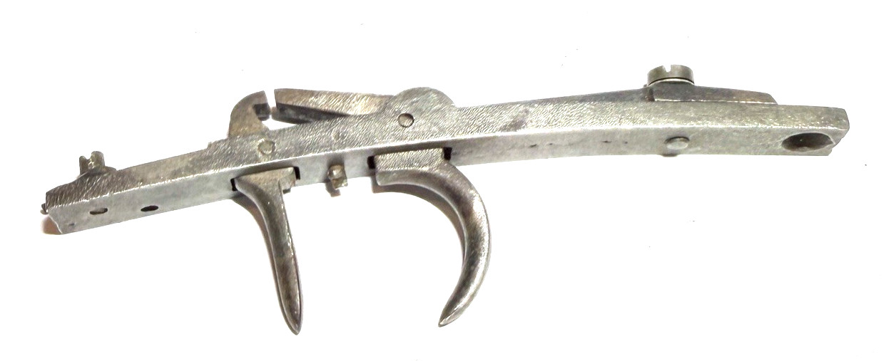 Vintage Double Set Trigger Assembly Hawken Black Powder