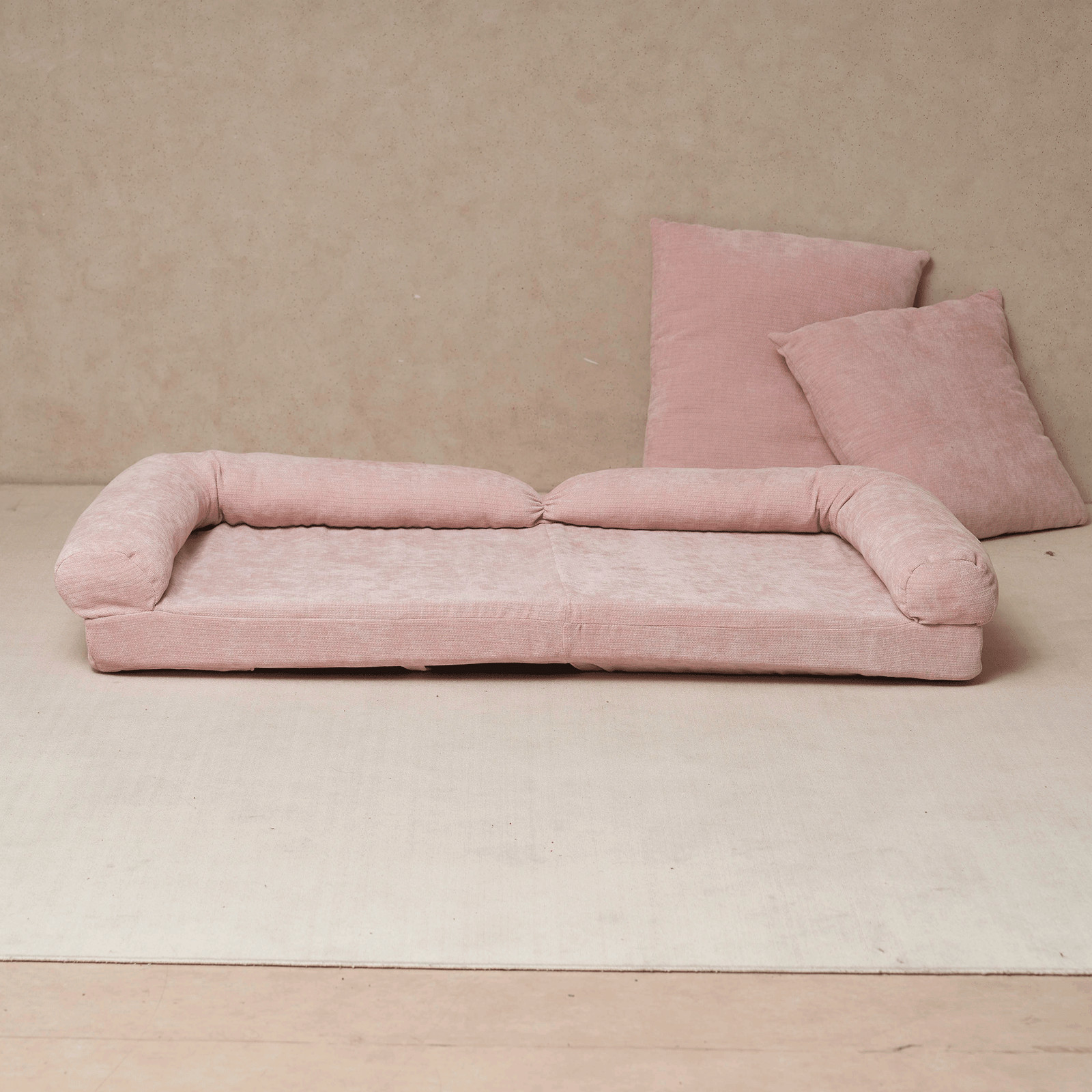 Convertible Fold-Out Double Sofa Bed,Pink