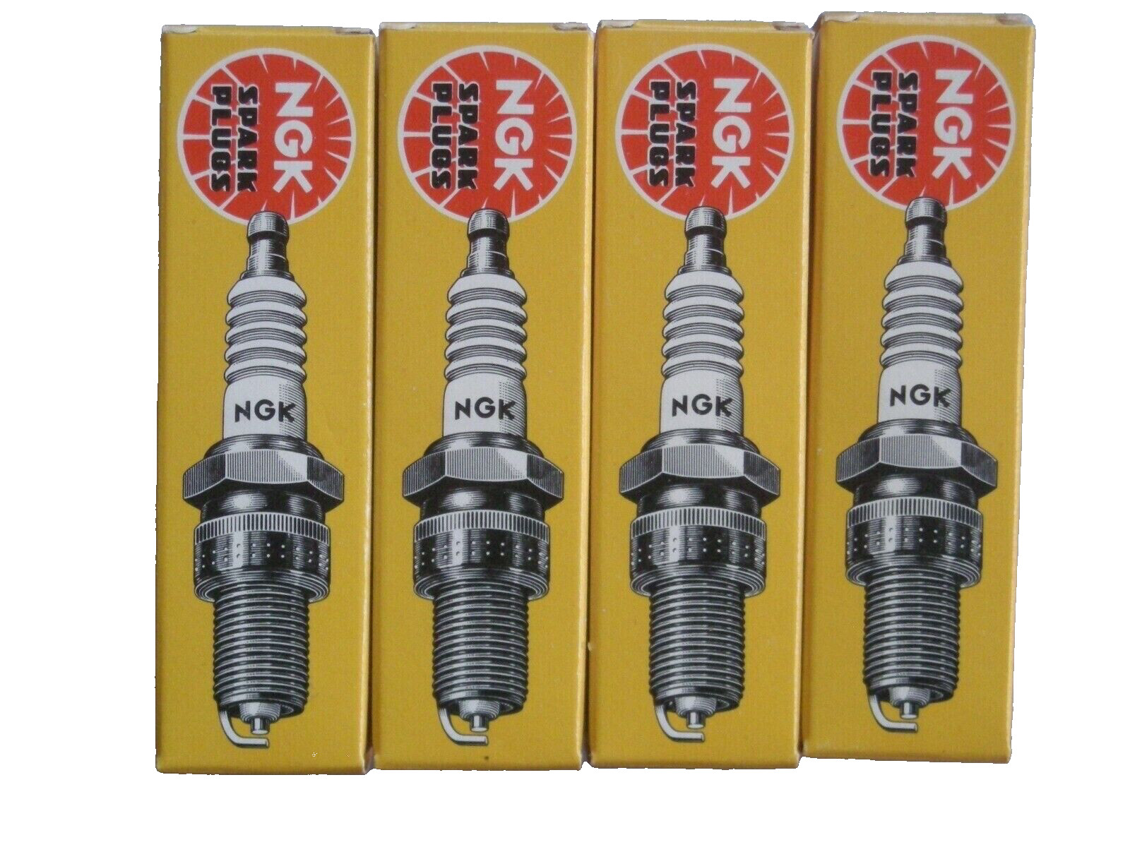 LOT OF 4 , NGK 7732 / BP5EA-L Spark Plugs