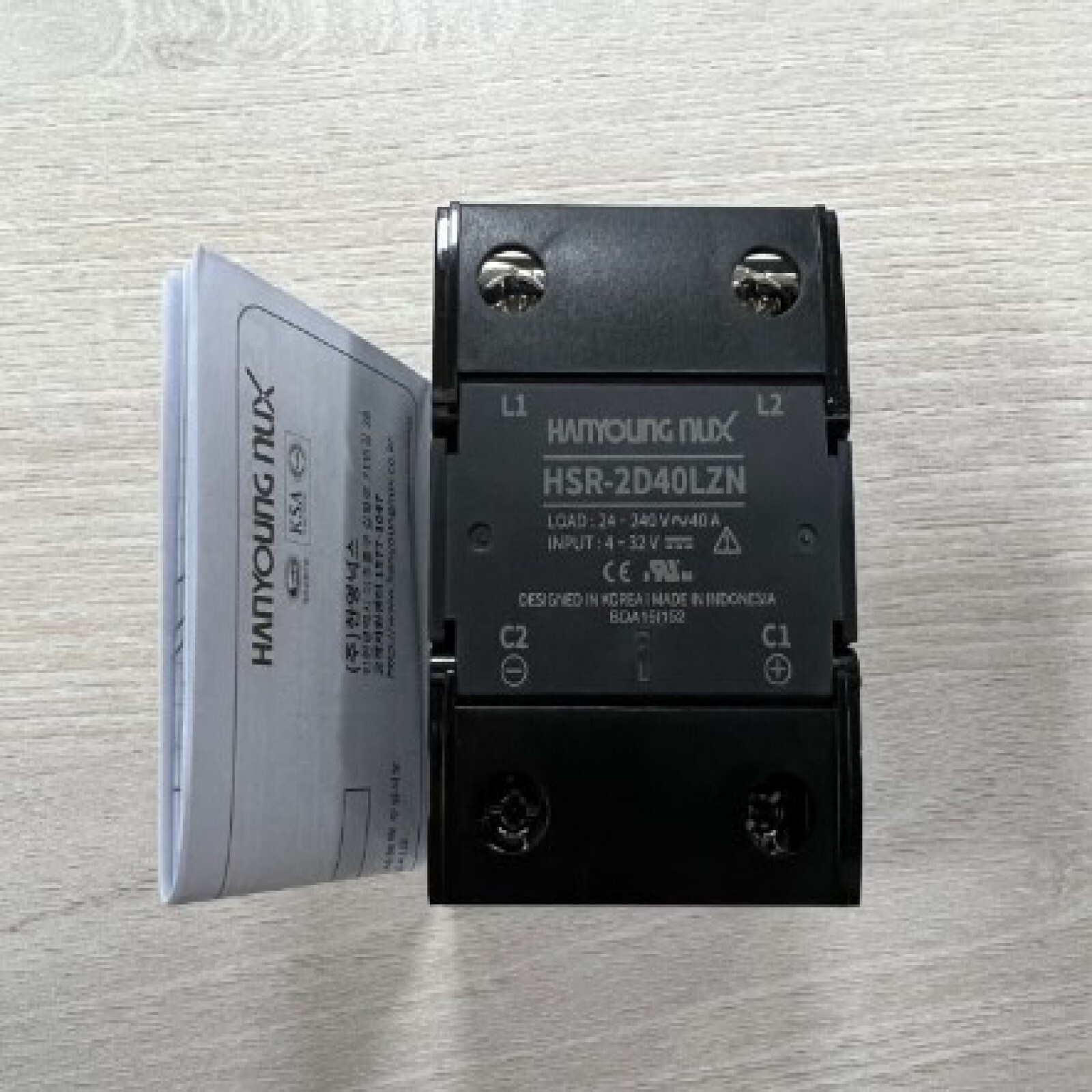 Hanyoung Nux HSR-2D40LZN SSR Single phase solid state relay Zero Cross Switching