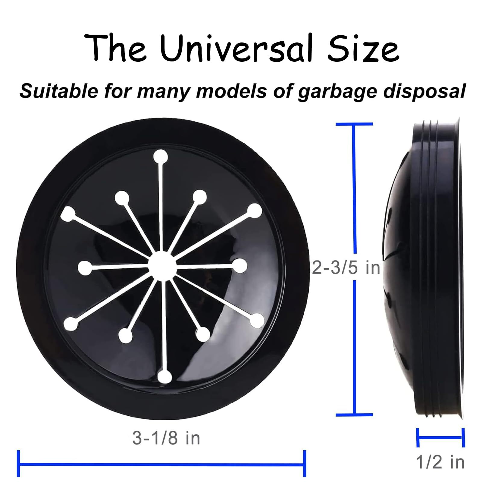 Kitchen Sink Stopper Garbage Disposal Drain Basket for Insinkerator Waste King