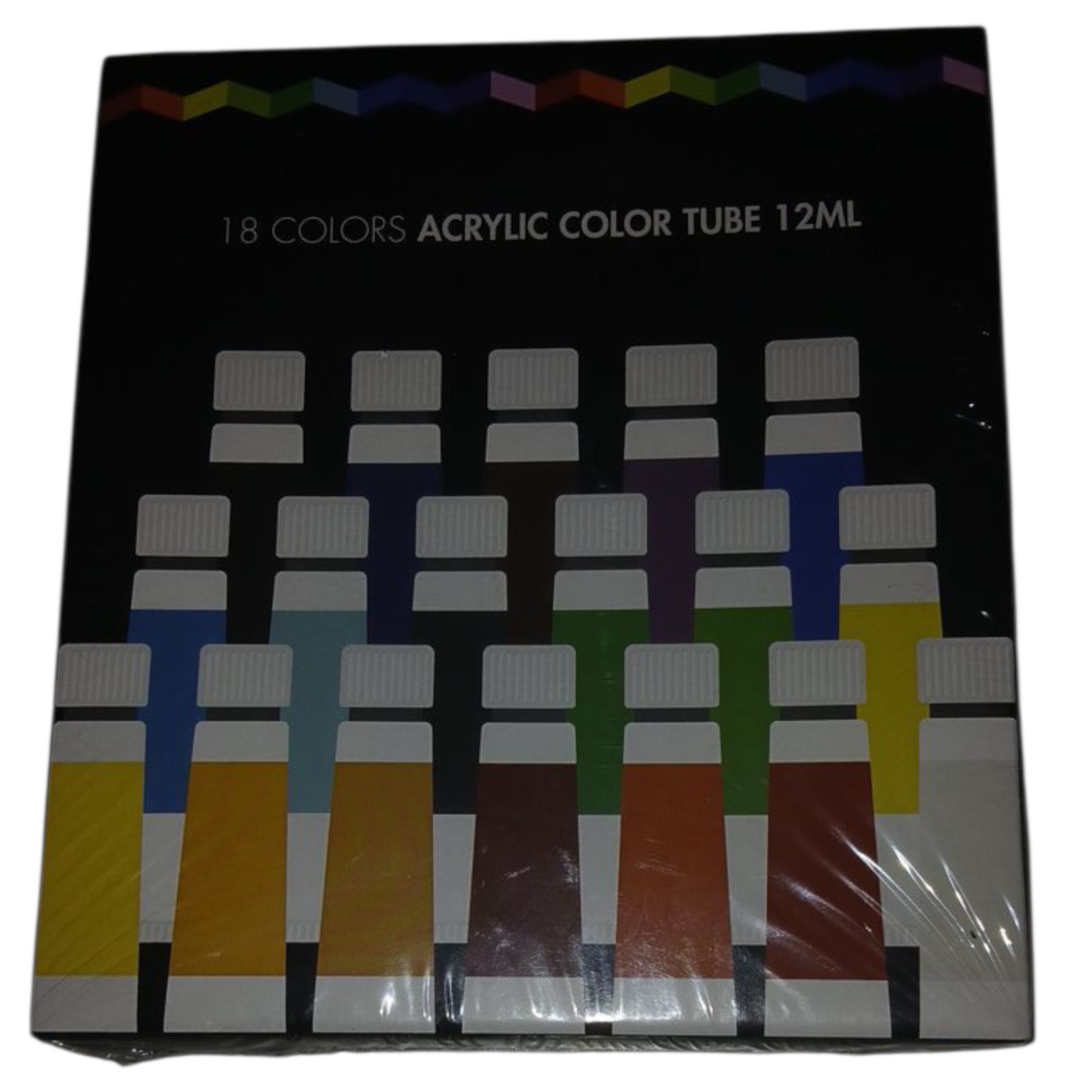 K12 Homeschool Acrylic Color Tube 12ML, 18 Colors