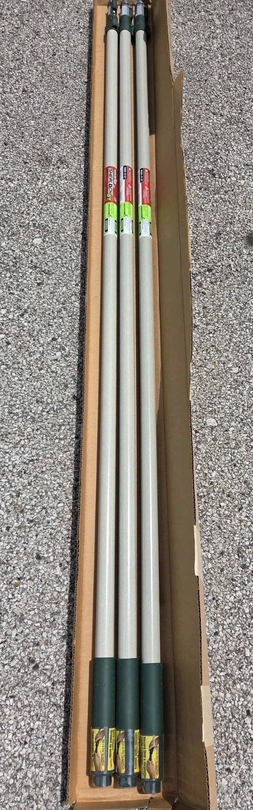 Wooster R092 Sherlock GT Convertible 6-12ft Adjustable Extension Pole Lot Of 3