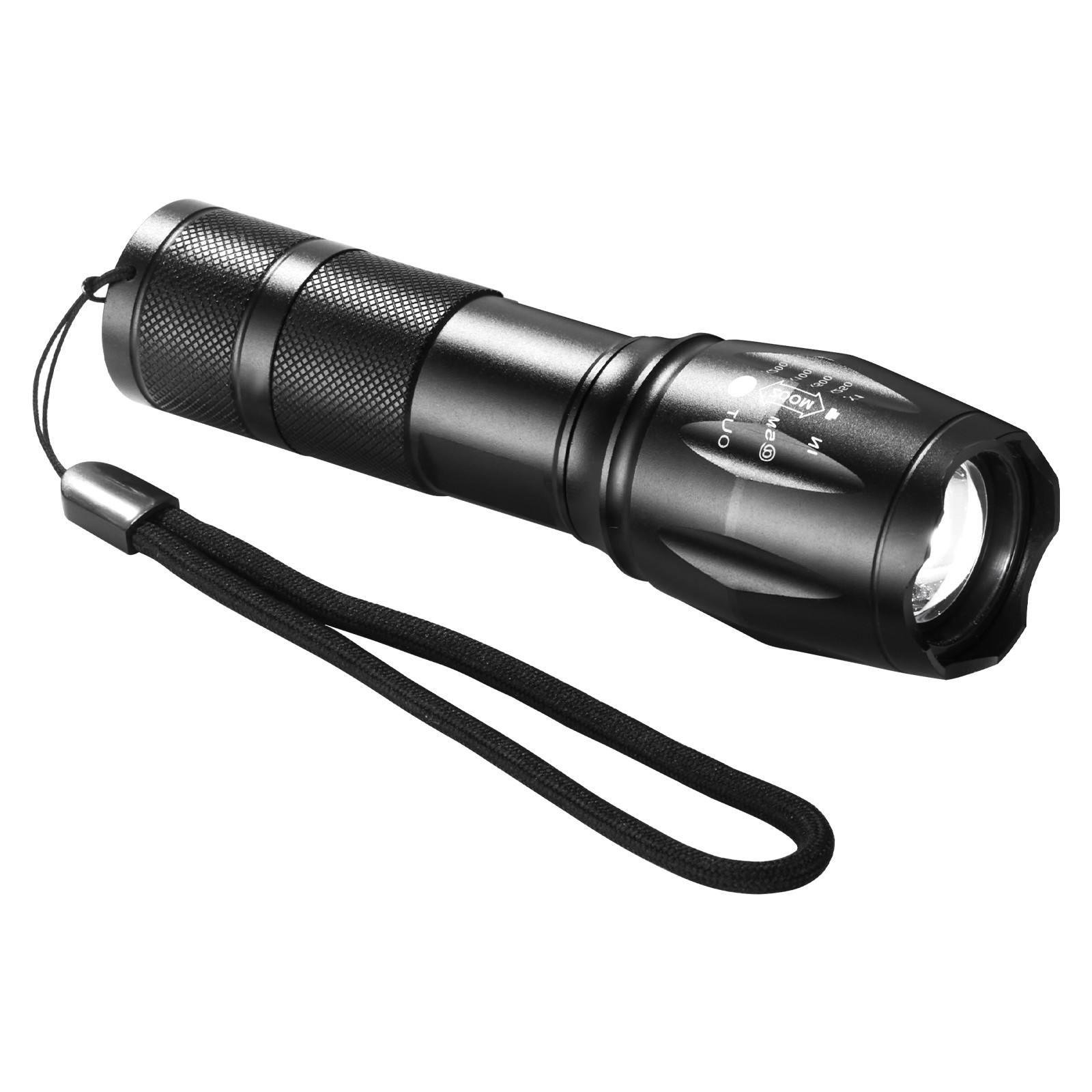 VEVOR 2 Pack Flashlights 2000 High Lumens 5 Modes Adjustable Focus Flashlight
