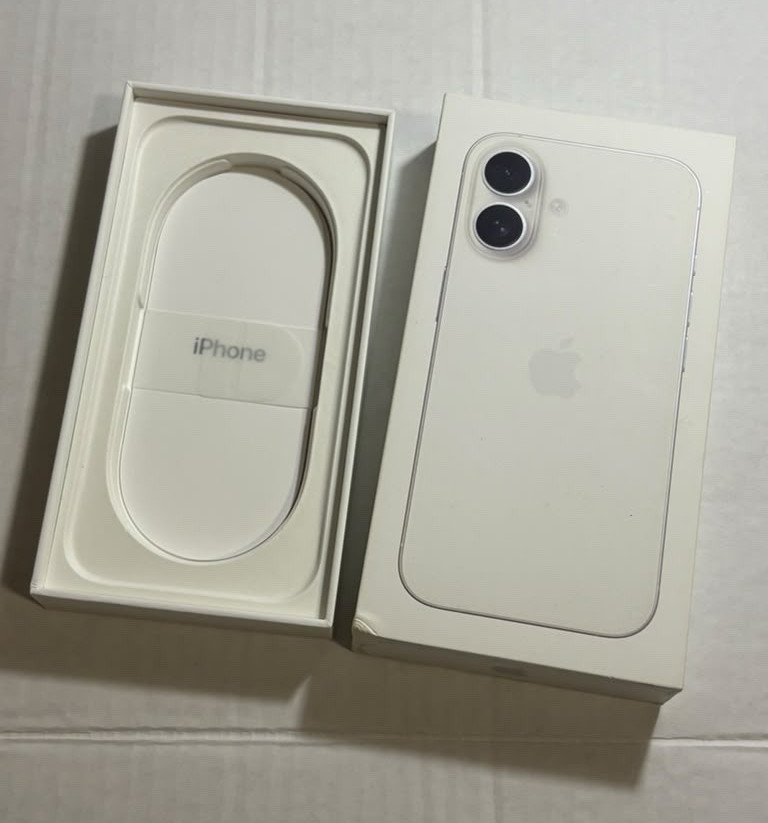 Apple iPhone 16 White BOX ONLY