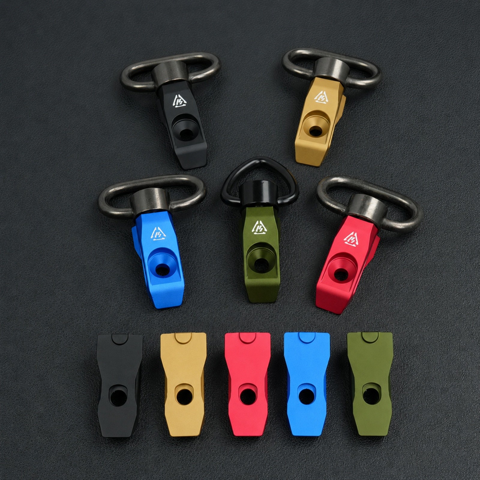 CNC Aluminum QD Sling Adapter M-LOK Anti Rotation Mount 5 Colors