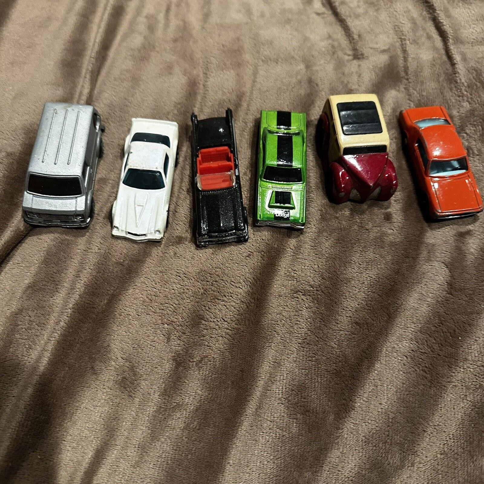 LOT OF 6 HOTWHEELS CARS - USED - SEE PICS AND DESCRIPTION FOR DETAILS - AS IS!