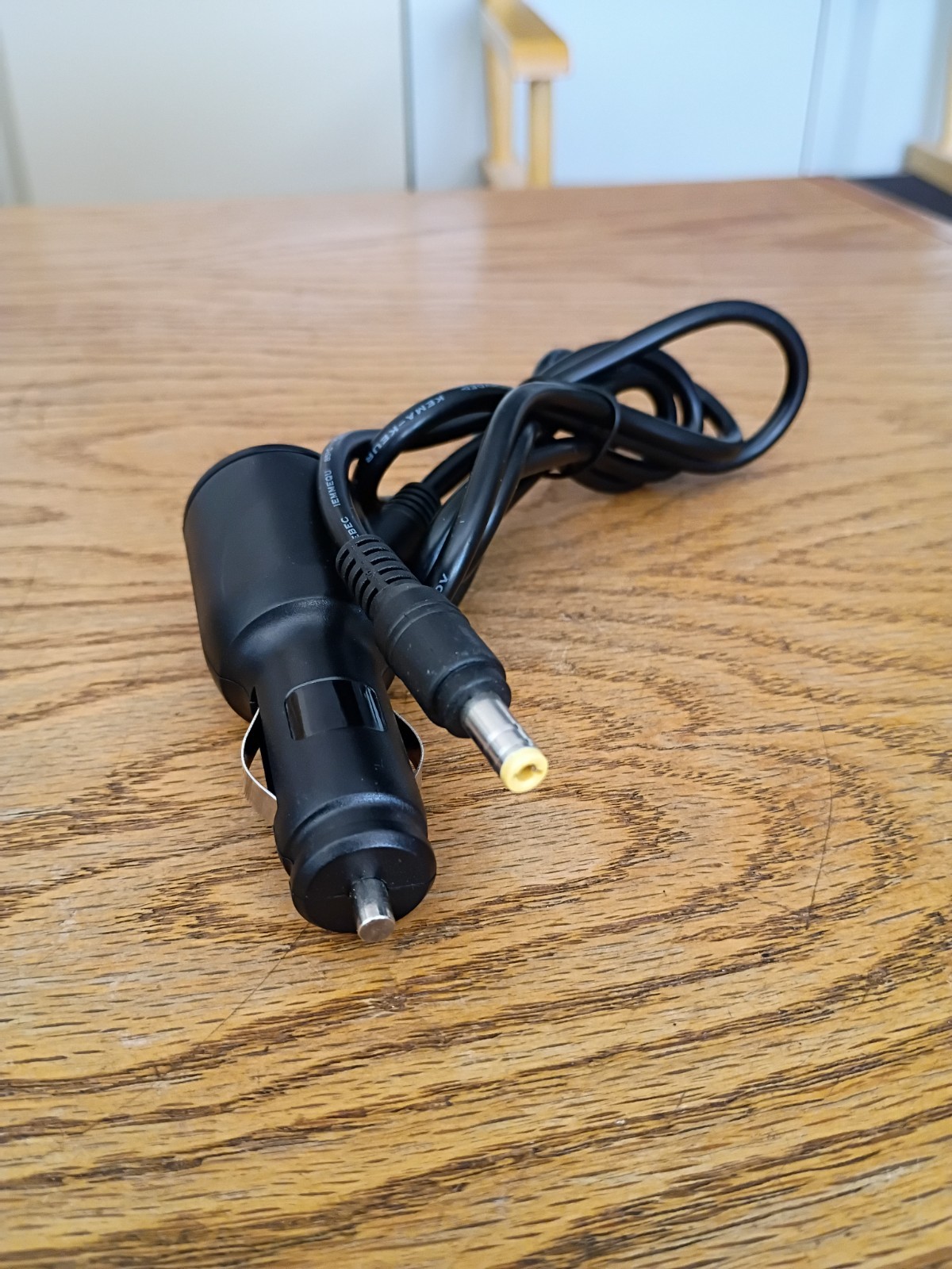 12V  Car Cigarette Lighter Plug Charger Adapter Power Cable, 15 Amp Fuse, 4 Feet