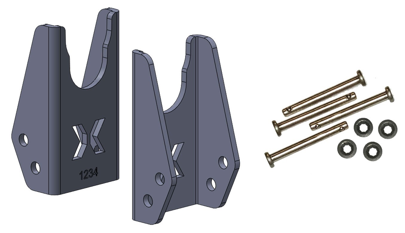 QC-Mate Jaw-Set + PinKit Combo Pack by XBoom Coupler