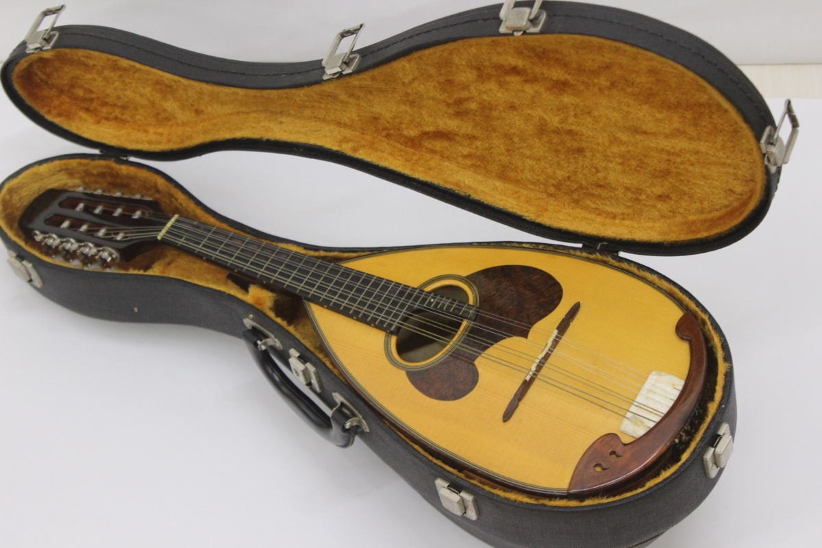 Mandolin Suzuki Violin Nagoya Japan M-30 Vintage Natural and Hard Case
