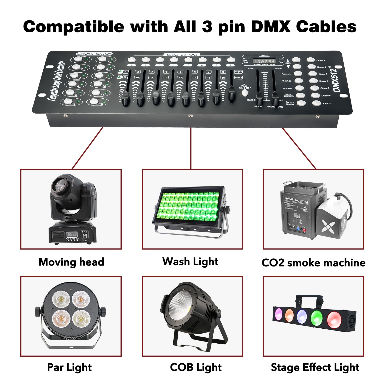 192 DMX DJ Controller DMX Controller DJ Equipment Stage Light Controller