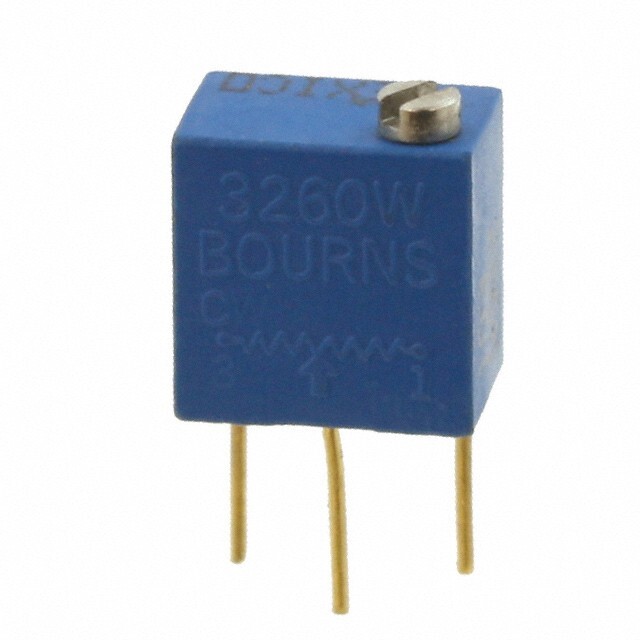 3260W-1-502 Bourns 5K Ohm 5% 0.25W 11 turn wirewound trimmer resistor