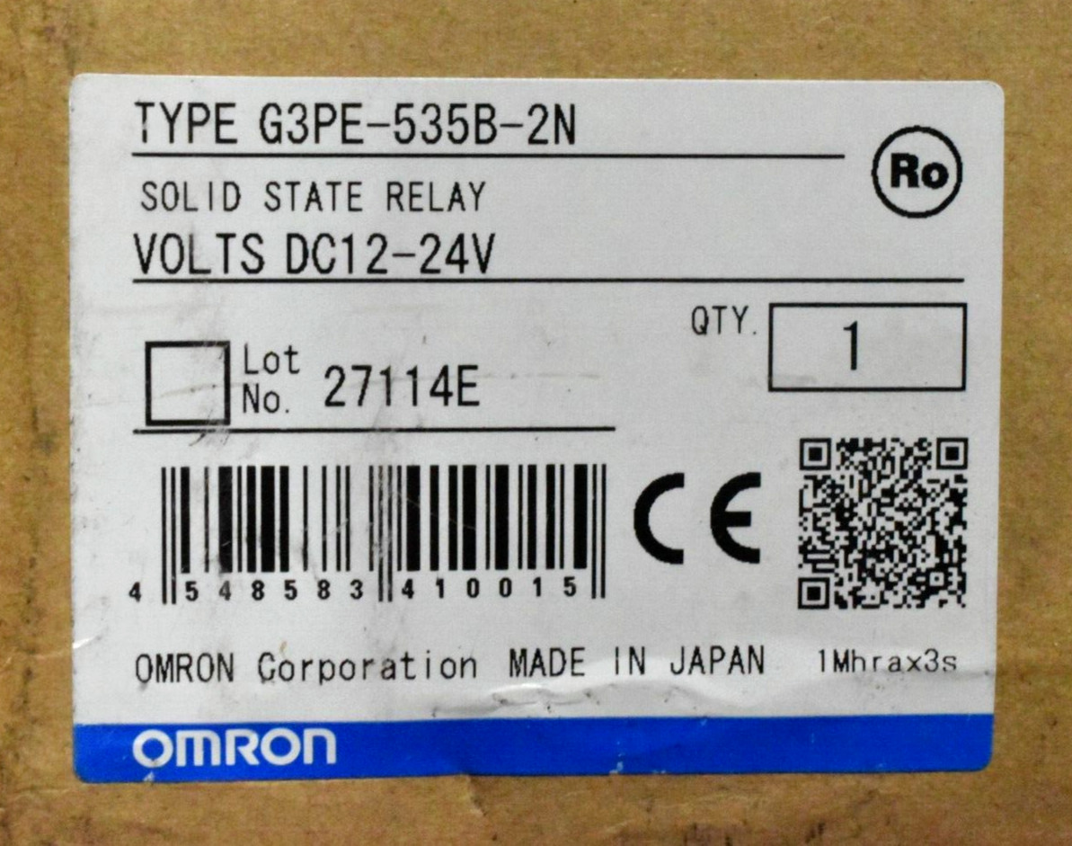 Omron G3PE-535B-2N Solid-State Relay Contactor 12-24V DC