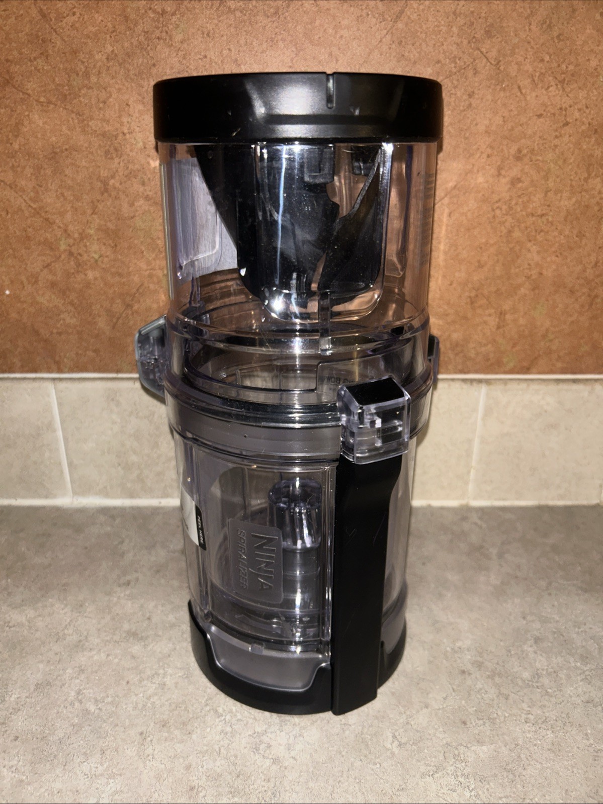 Ninja Auto-Spiralizer Attachment with pusher, no blades. Never Used