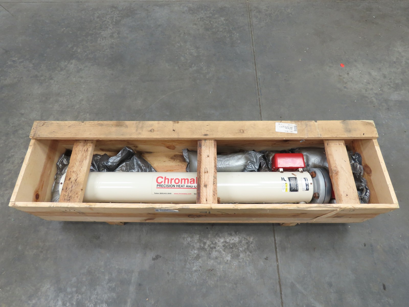 Chromalox NWH-03-018P-E1 Circulation Heater 18kw 240V 3Ph Thermostat 60-250°F