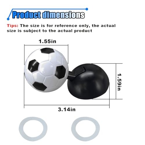 Universal Car Push Start Button Cover - Ball-Bar Rocker Switch, Interior Black