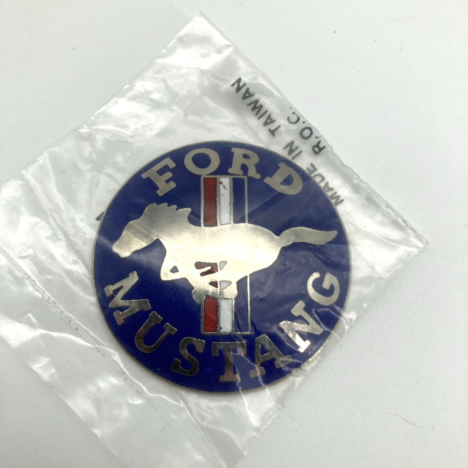 Ford Mustang Running Pony Logo Domed Golf Ball Marker 1.5" Auto Collectible NOS