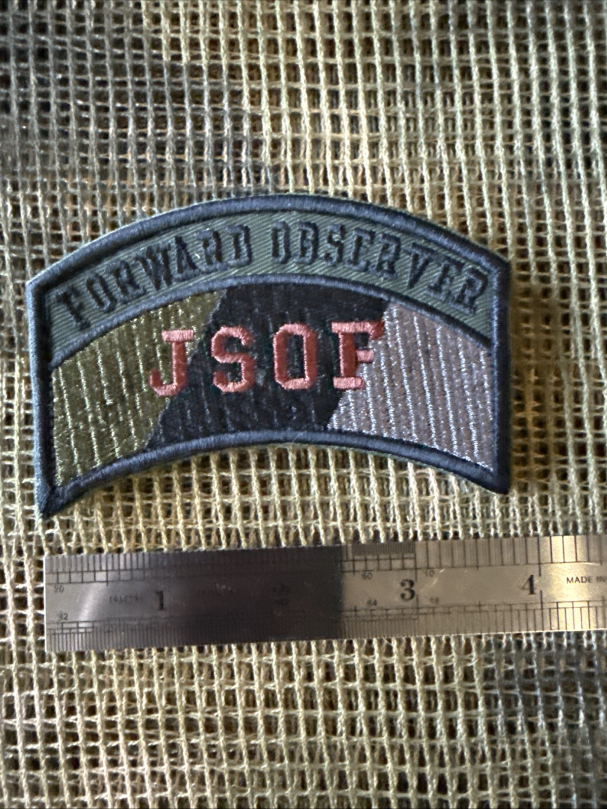 French Foreign Legion JSOF Forward Observer Team Color PATCH -Afgan
