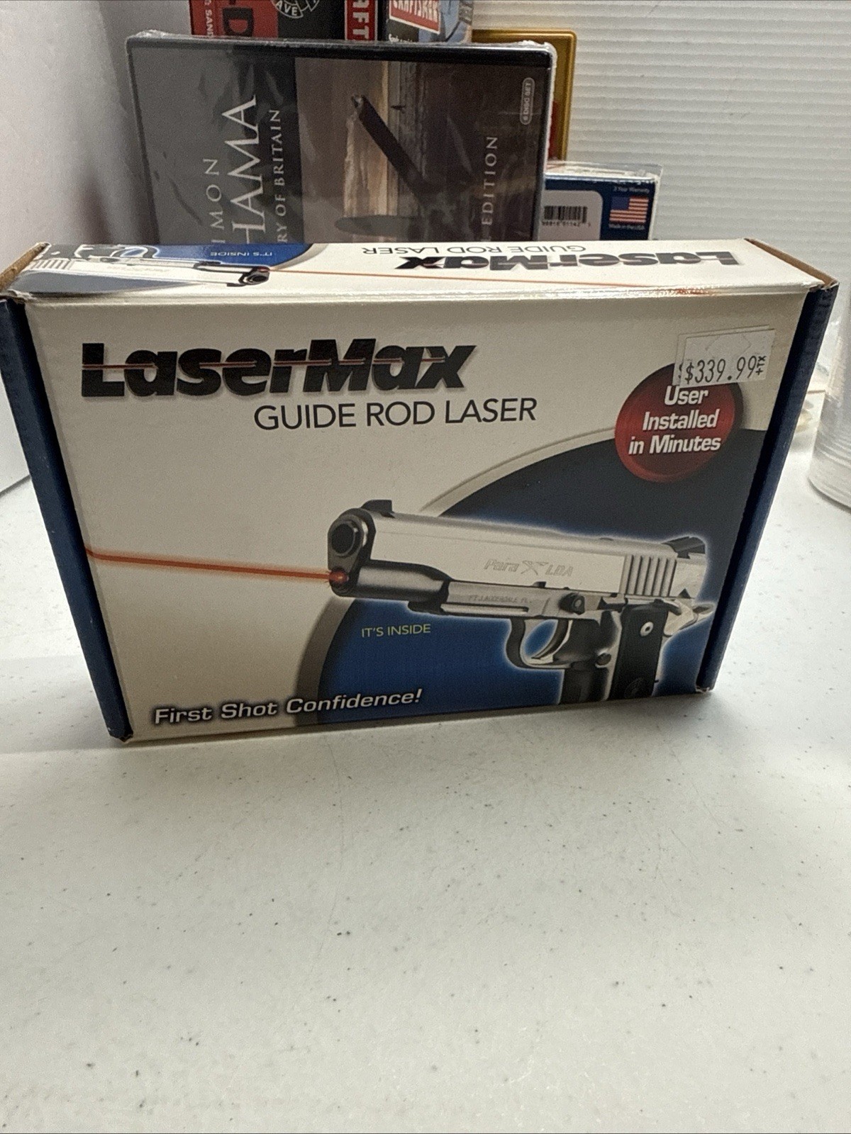 LaserMax Red Laser Internal Guide Rod Laser Sight For Glock 26/27/33: LMS-1161