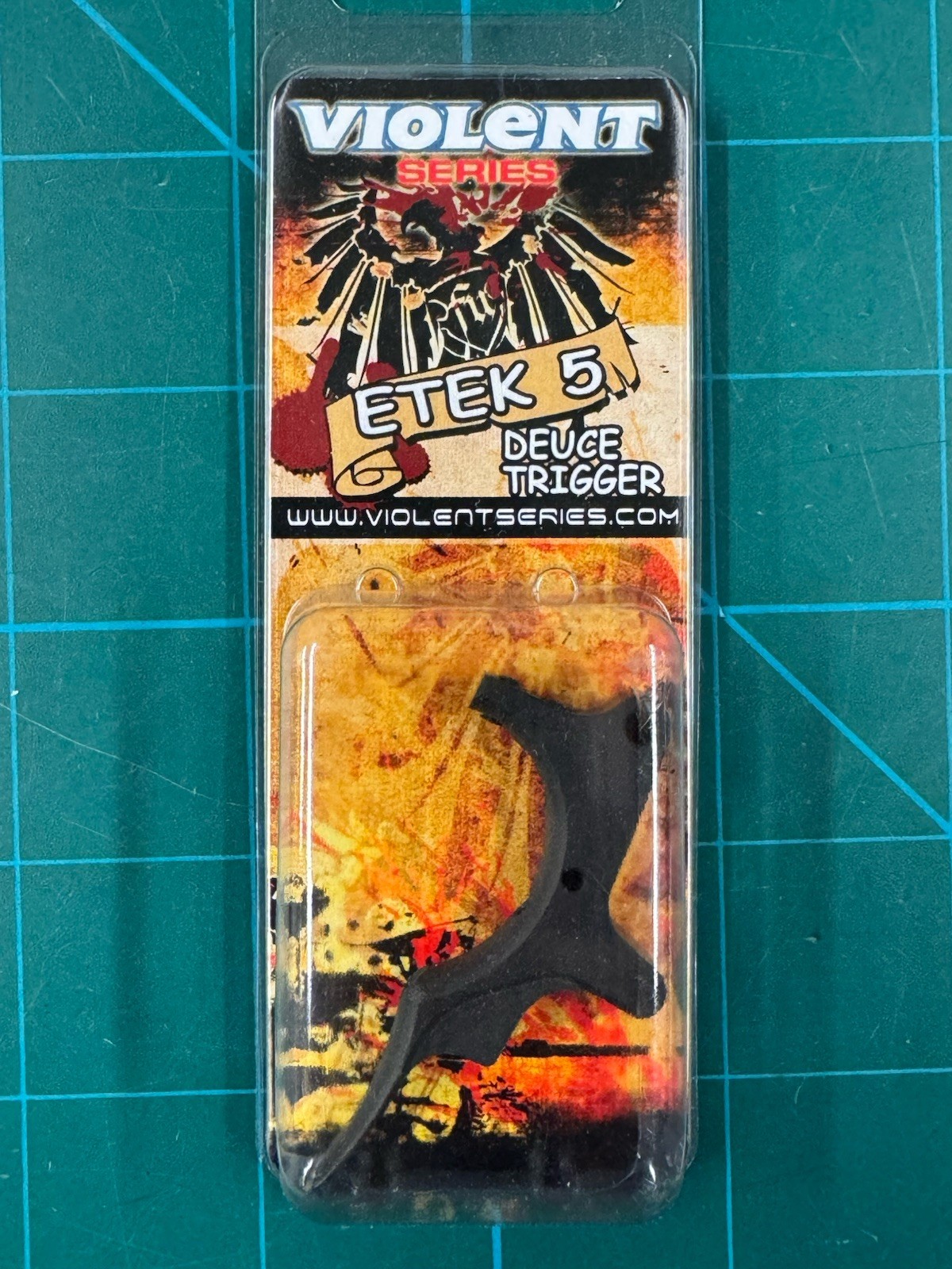 VIOLENT ETEK 5 "Deuce" upgrade trigger. Delrin. NOS. RARE!