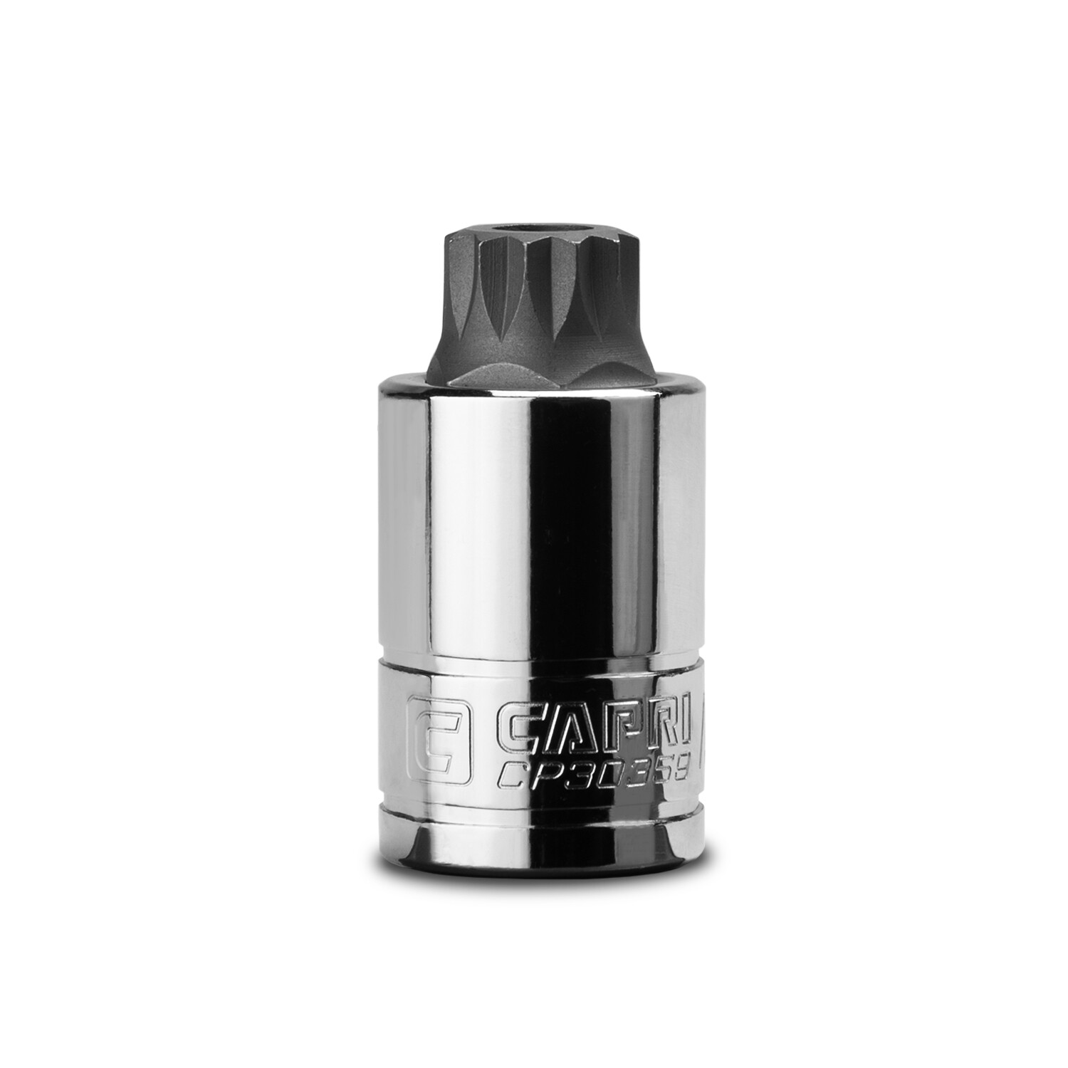 Capri Tools Stubby XZN Triple Square Bit Socket, Single Sizes