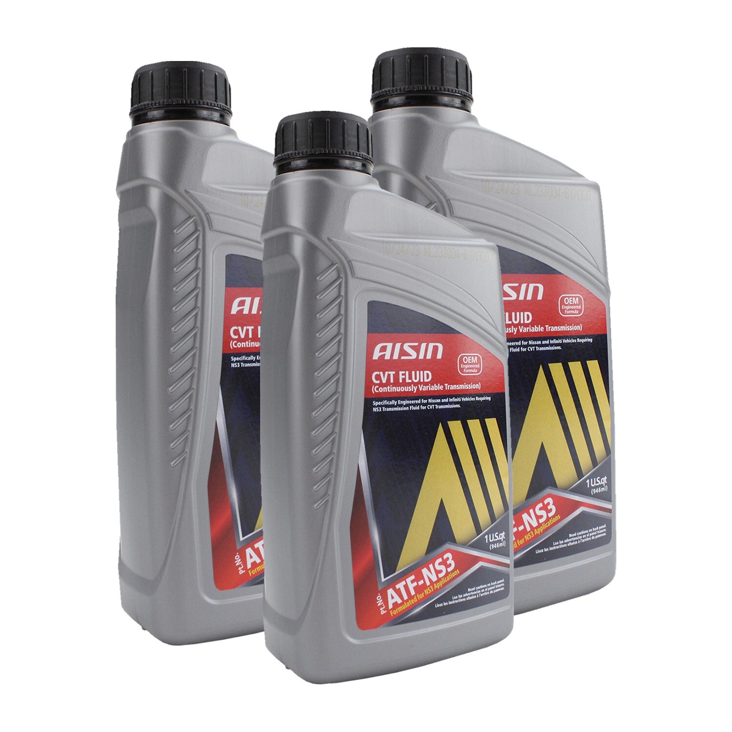 3 Quarts NS-3 Continuously Variable Trans CVT Fluid Aisin for Nissan Infiniti