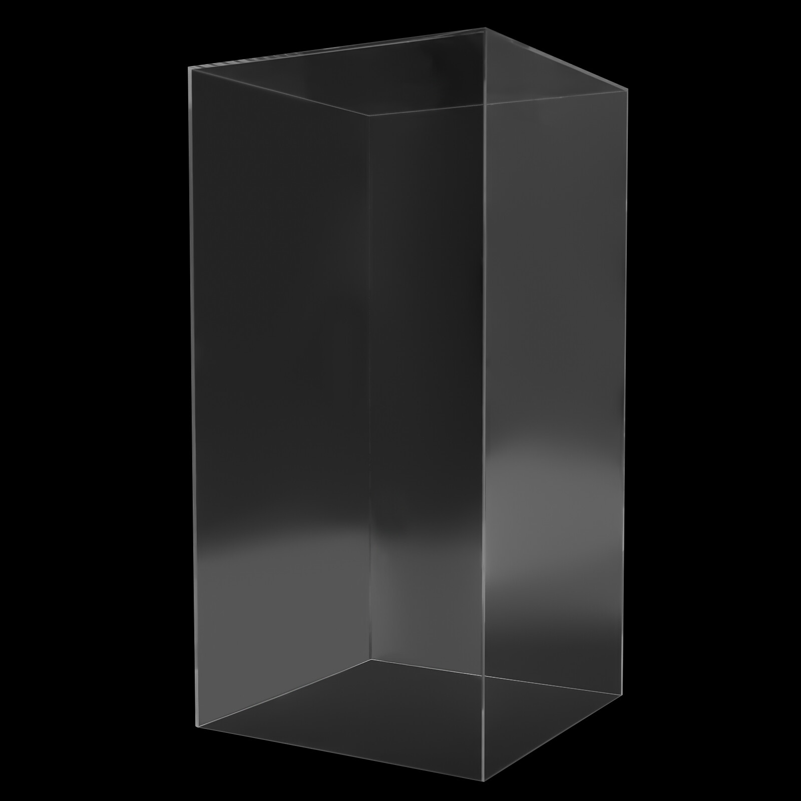 24" Large Acrylic Display Case Dustproof Clear Box Action Figures Case Organizer