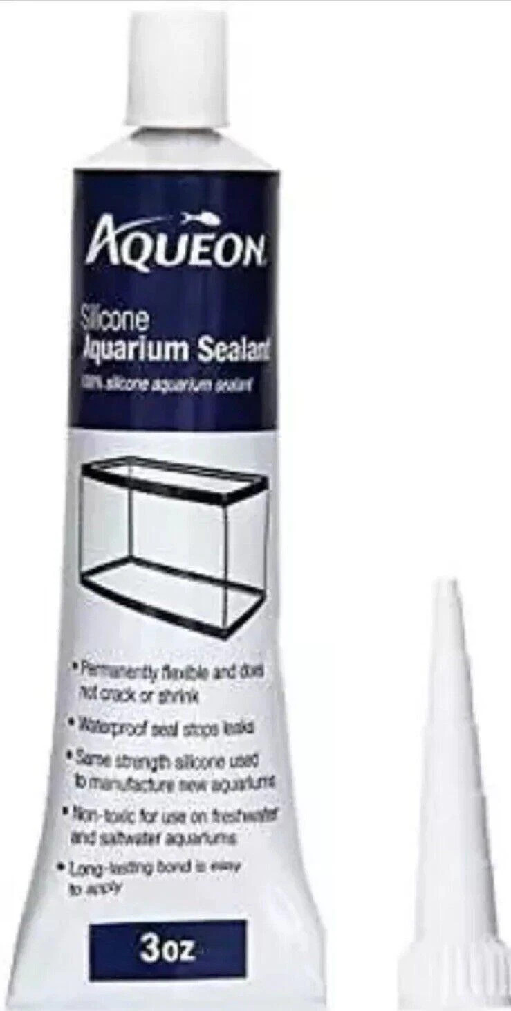 5 pack, Aqueon Aquarium Silicone Sealant Clear 3 Ounces,
