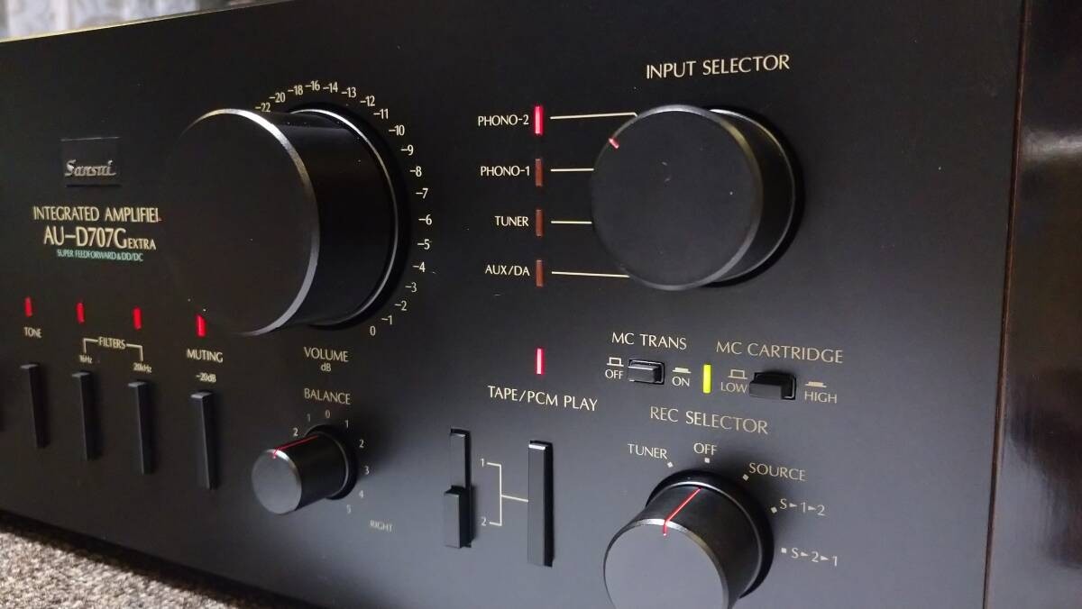Sansui AU-D707G EXTRA (A) Integrated amplifier Maintenance completed good
