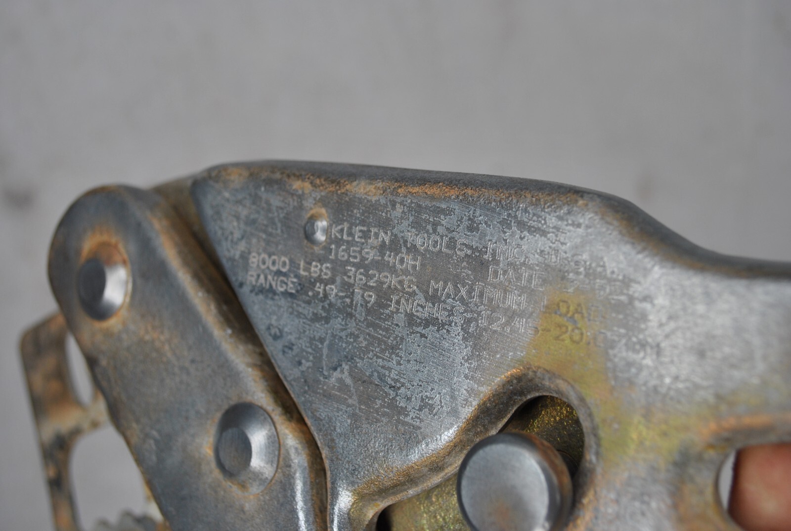 KLEIN TOOL PULLING GRIP 1659 40H cable puller tool lineman tool