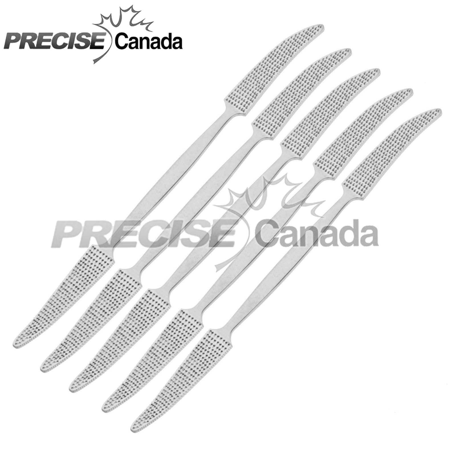 Set Of 5 Double Bone Rasp Putti 11" Orthopedic Surgical Instruments