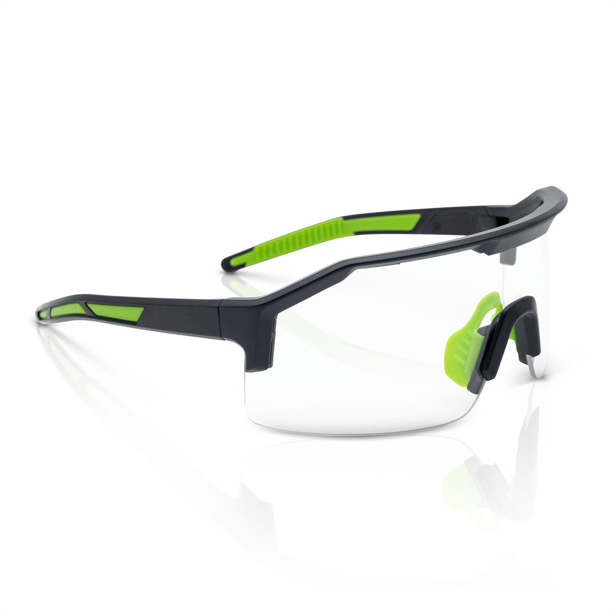 Jackson Safety Safety Glasses - MAXVIEW+ Series - Clear Lens - Black Frame - STA