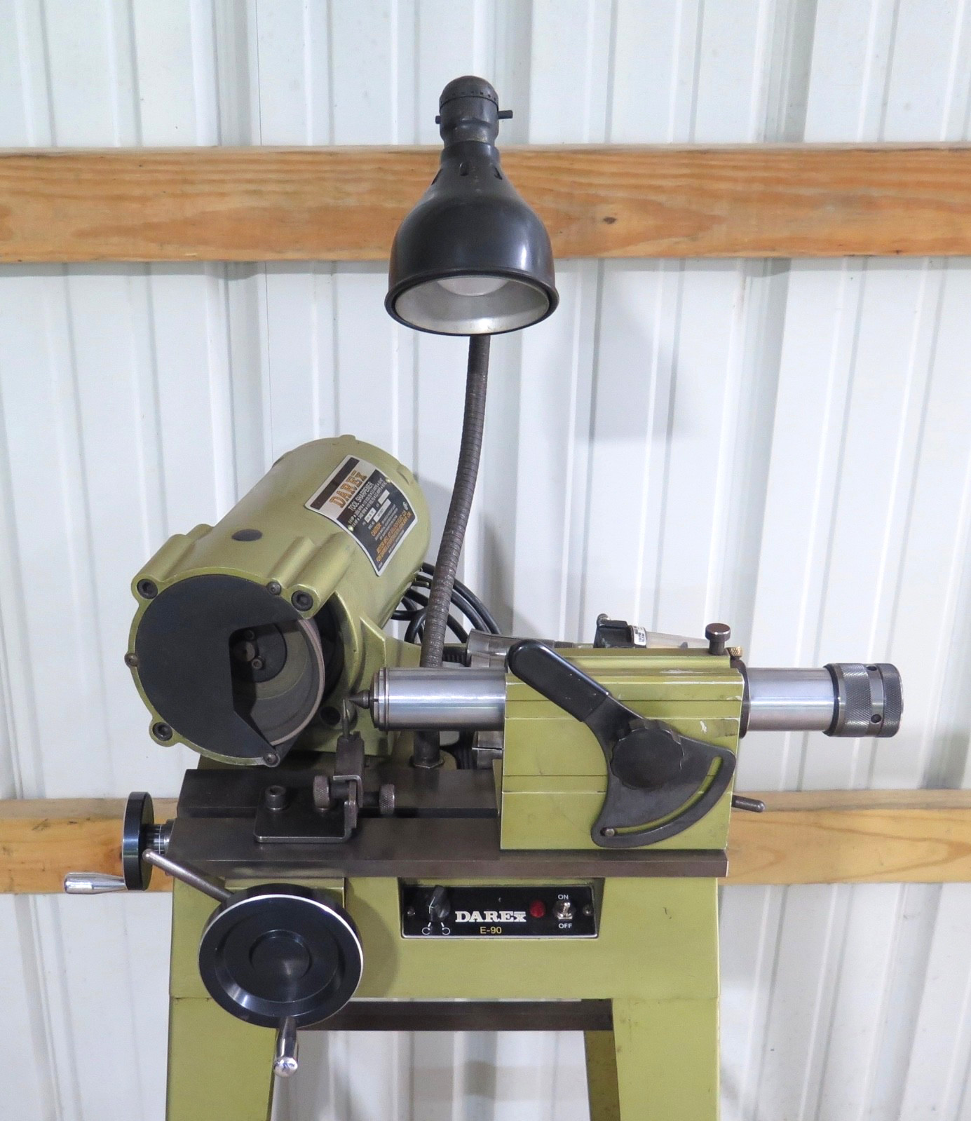 Darex E-90 End Mill Sharpener Assembly w/ 5C Collet Air Spindle