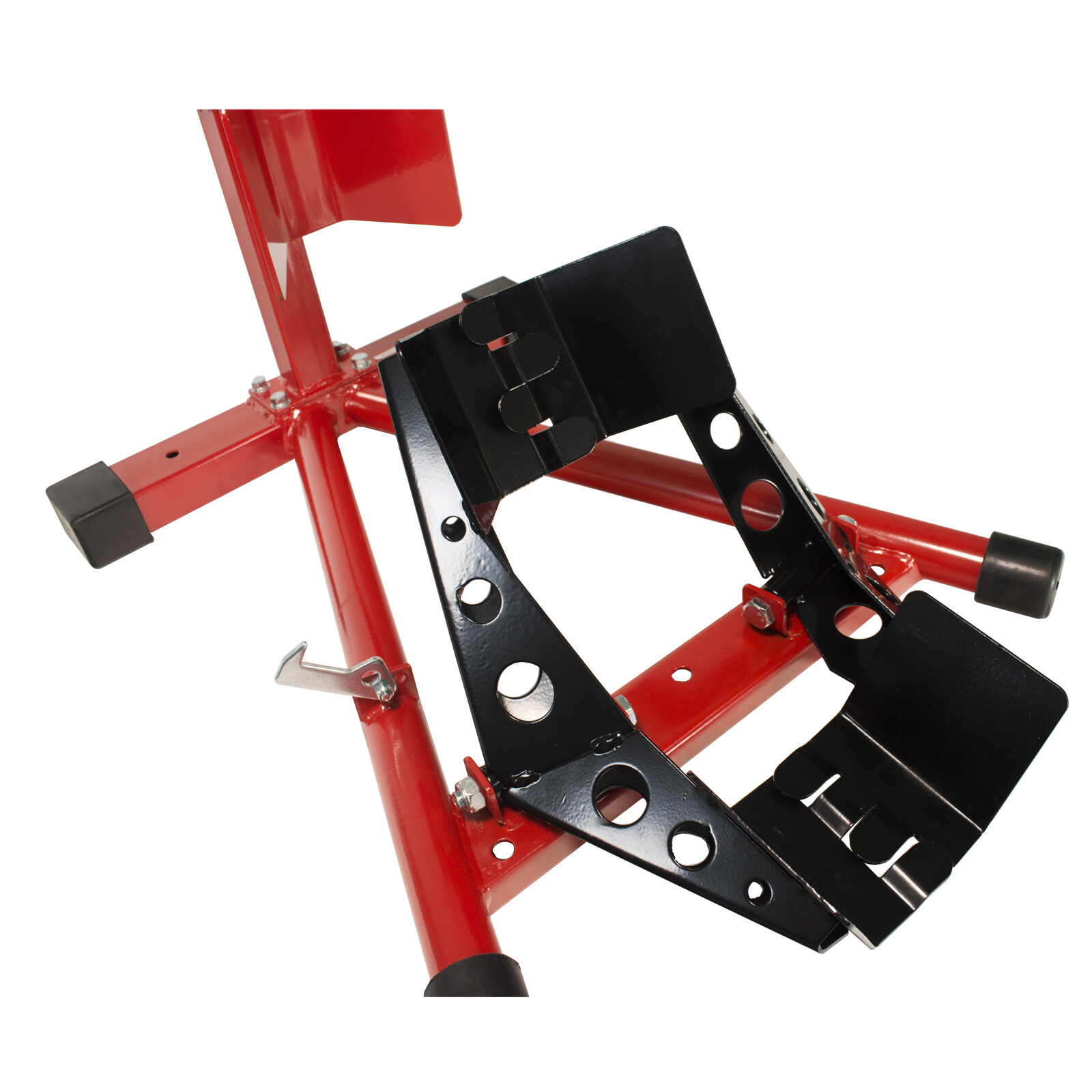 Dragway Tools Motorcycle Wheel Chock Locking & Adjusting Stand 16" - 21" Tire